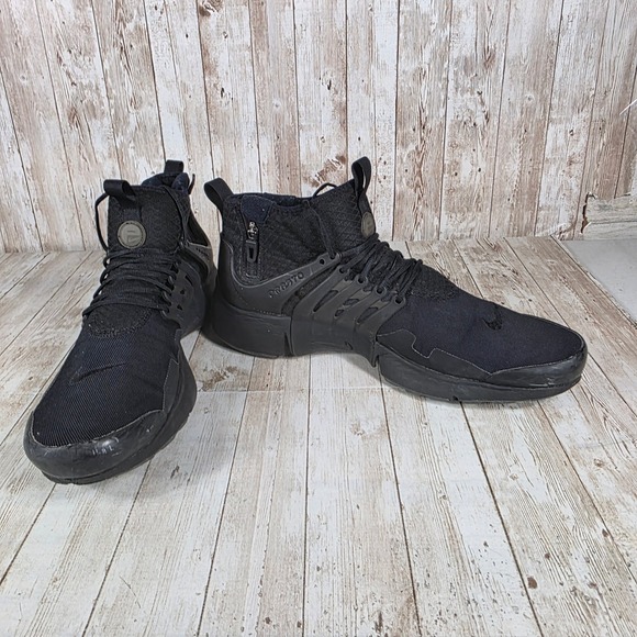 Nike‎ Air Presto Mid Utility Black Mens Sneakers Shoes Size 13 - Picture 6 of 8
